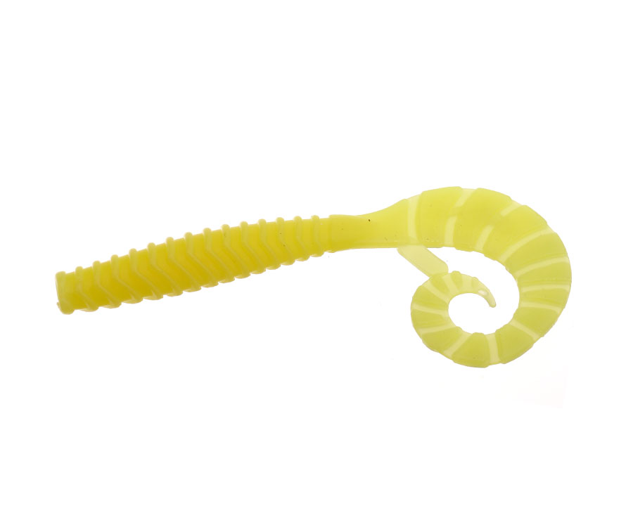 FLAGMAN Твистер TT-Grub 3,0'' #127 Lime Chartreuse 7,5см 6шт