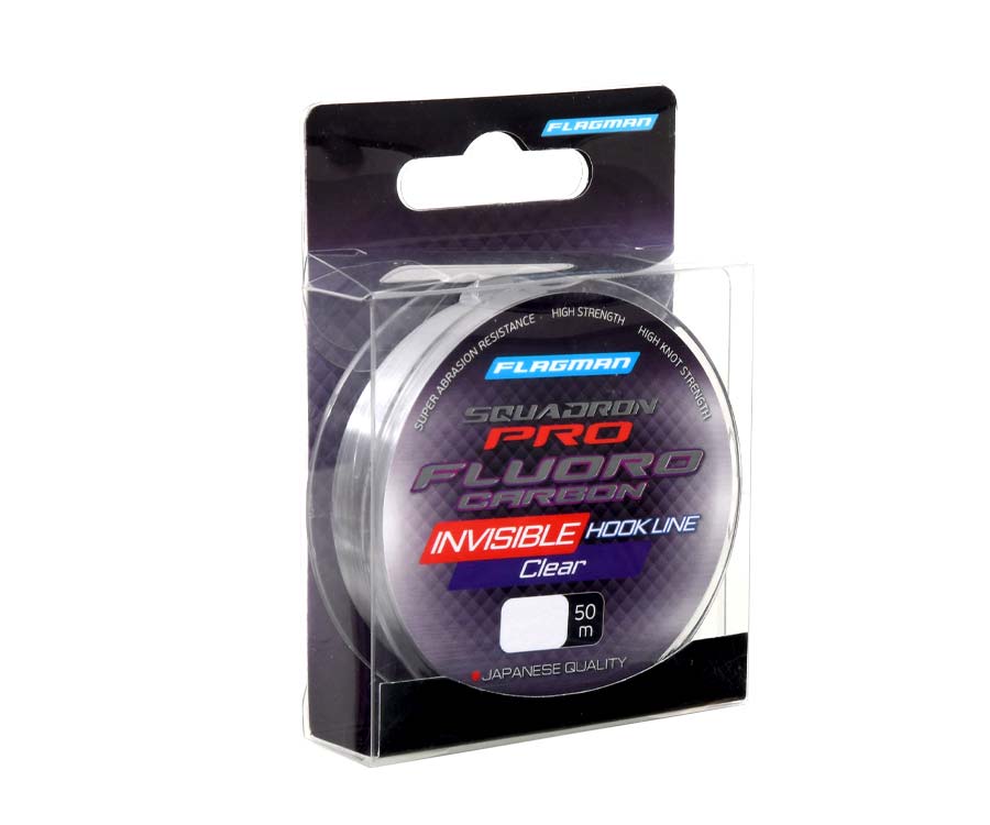 FLAGMAN Леска Squadron Pro Fluorocarbon Line 50м 0,121мм