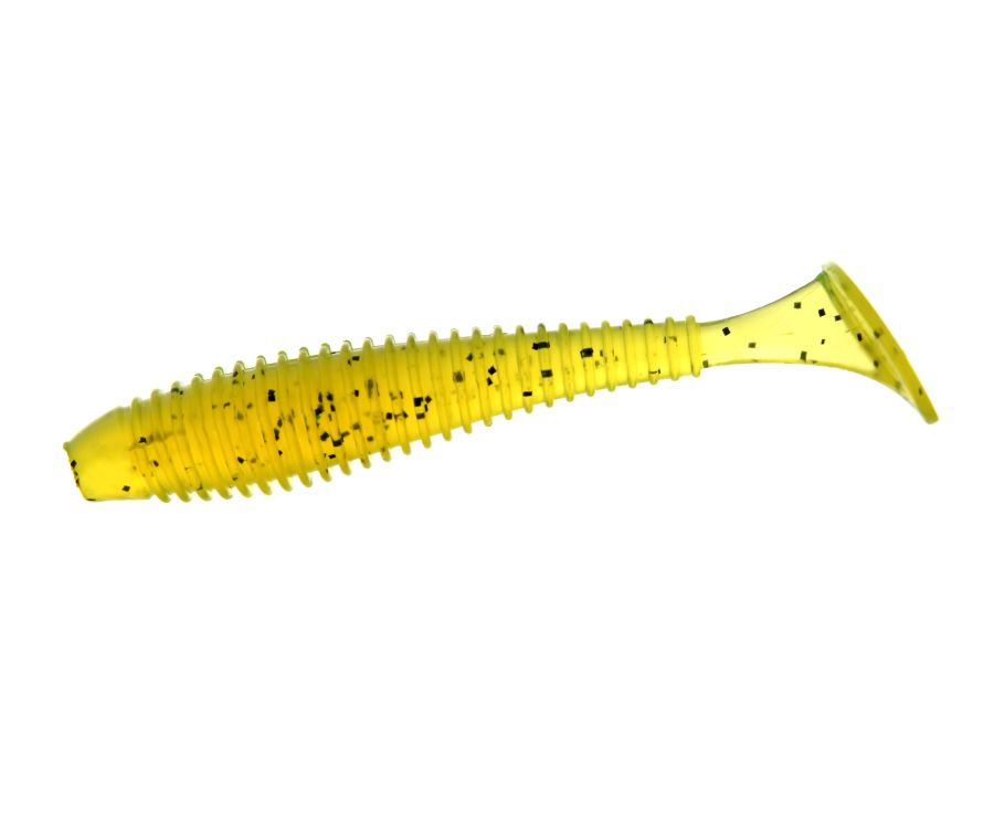 FLAGMAN Виброхвост Mystic Fish Fat 2" #112 Chartreuse 5см 10шт