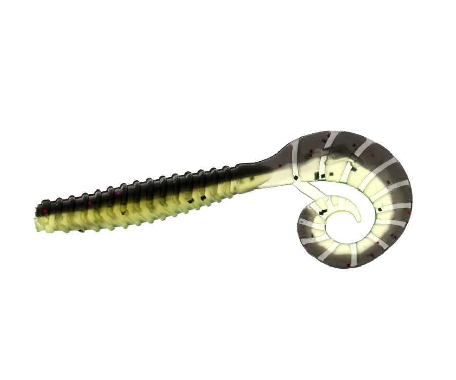 FLAGMAN Твистер TT-Grub 2,0'' #1816 Black/Chartreuse 8шт