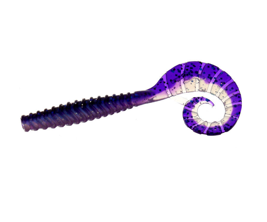 FLAGMAN Твистер TT-Grub 2,5'' #0531 Violet Pearl White 6,2см 6шт