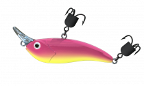 Приманка Zomber RELIGA Kite (розовый/желтый)