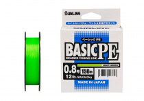 Плетёный шнур Sunline BASIC PE HG #0.8/12lb 150m Light Green
