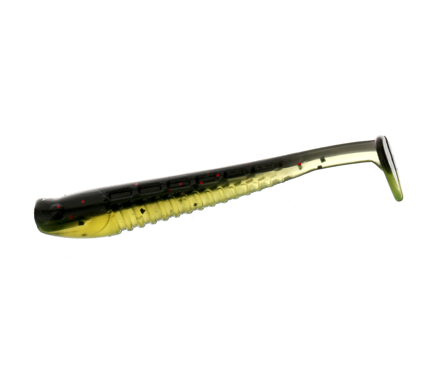 FLAGMAN Виброхвост Icon 3" #1816 Black/Chartreuse 7,5см 6шт