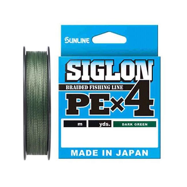 Шнур Sunline SIGLON PE×4 300M(Dark Green) #1.2/20LB