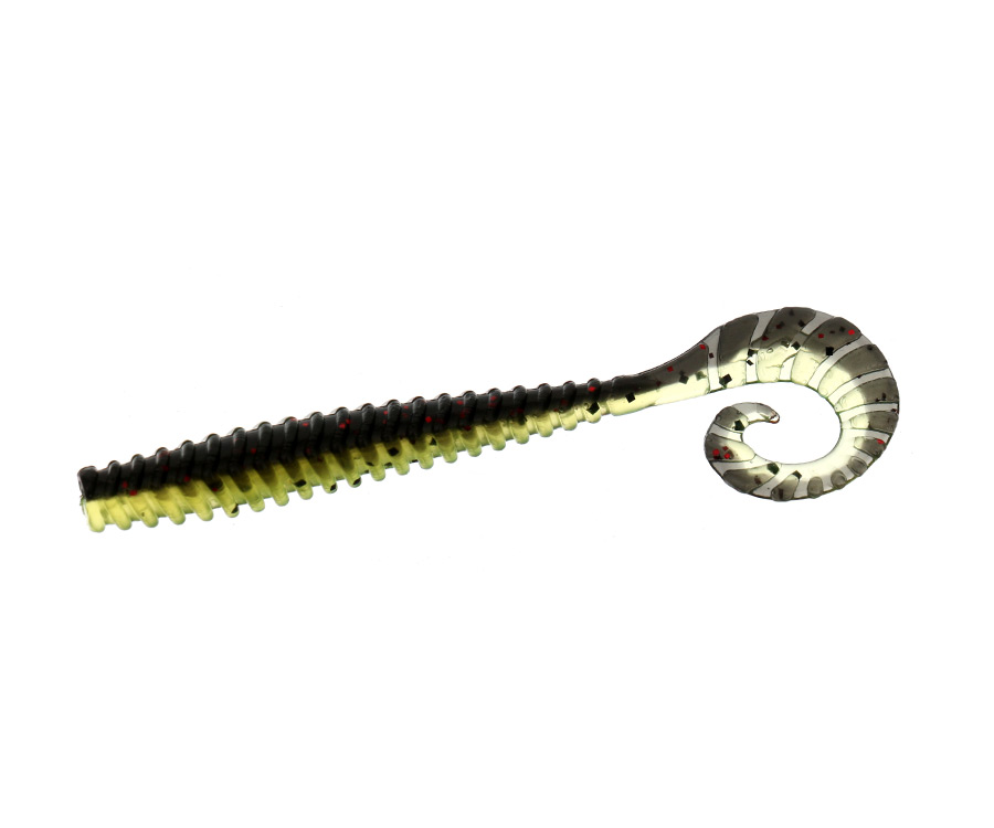 FLAGMAN Твистер Striker 2,5'' #1816 Black/Chartreuse 6,2см 8шт