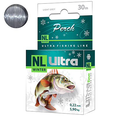 ЛЕСКА ЗИМНЯЯ NL ULTRA PERCH (ОКУНЬ) 30M 0,22MM