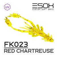 Swish Shrimp 2" (50мм) 10шт (FK023 Red Chartreuse)