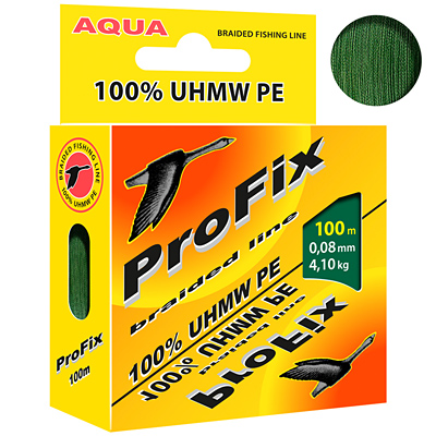 Плетеный шнур ProFix Dark-Green 0,08mm 100m