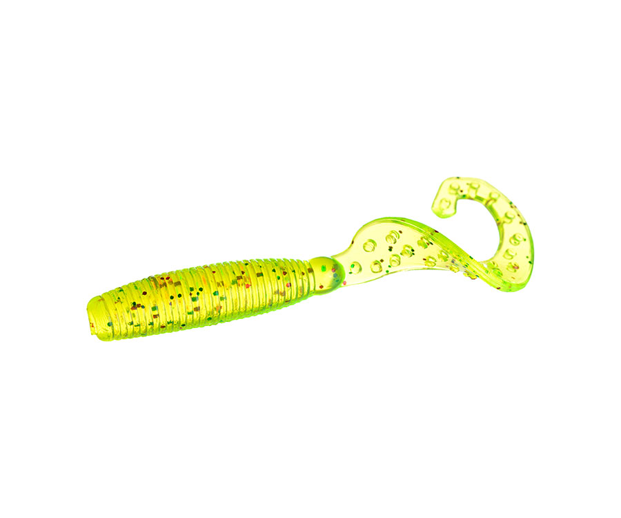 FLAGMAN Твистер Helix 3" #004 Lime chartreuse 7,6см 8шт
