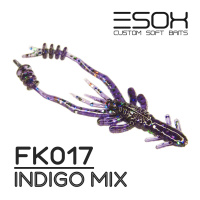Swish Shrimp 2" (50мм) 10шт (FK017 Indigo Mix)	