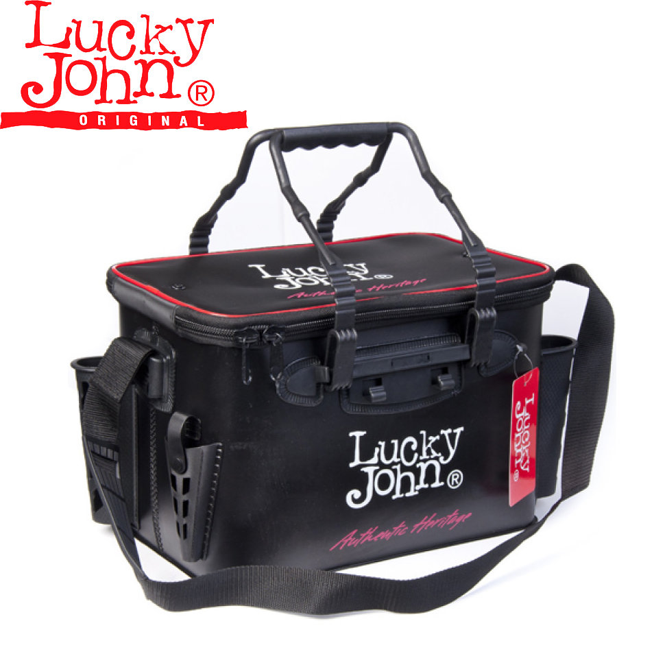 СУМКА РЫБОЛОВНАЯ С ДЕРЖАТЕЛЕМ ДЛЯ УДИЛИЩ LUCKY JOHN EVA