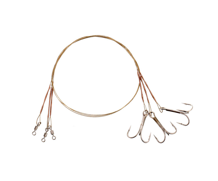 FLAGMAN Поводок Stainless Steel с тройником №4 X7 8кг 25см 3шт