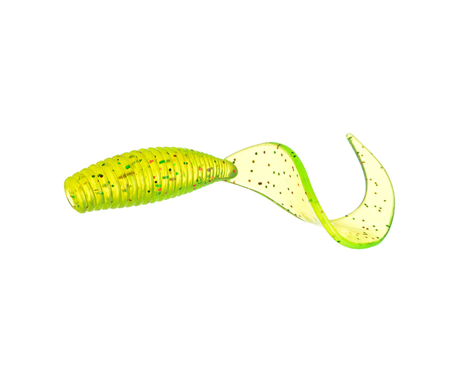 FLAGMAN Твистер Moon 2" #004 Lime chartreuse 5см 12шт