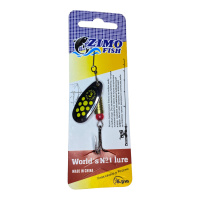 Блесна Zimo fish Aglia AG/BLACK FURY №3  6.5гр