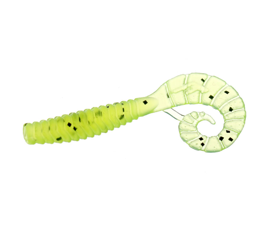 FLAGMAN Твистер TT-Grub 1,4'' #112 Chartreuse 3,5см 12шт