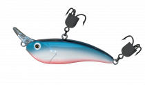 Приманка Zomber RELIGA Kite (синий/серебристый)