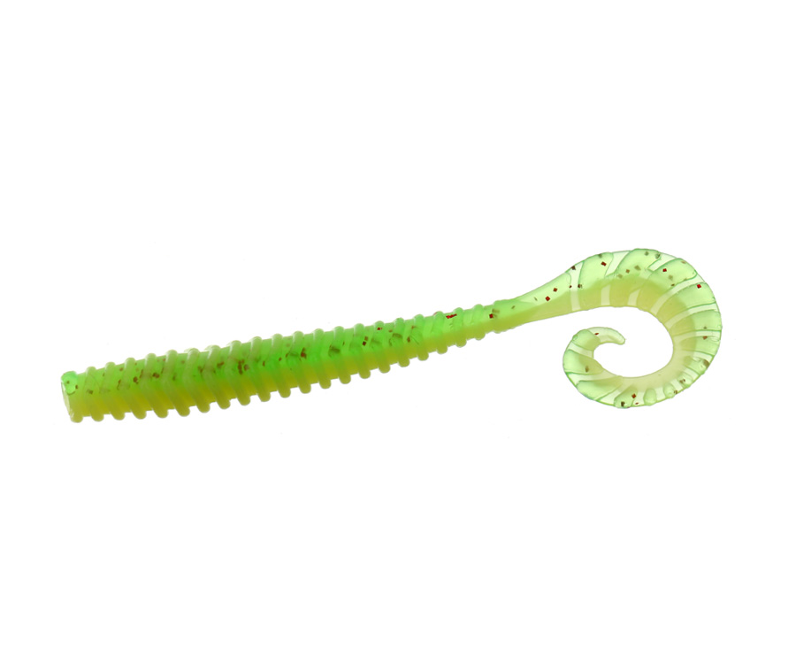 FLAGMAN Твистер Striker 2,5'' #1527 Lime/Lime Chartreuse 6,2см 8шт