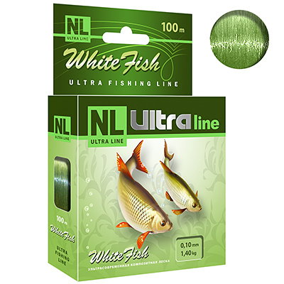 ЛЕСКА NL ULTRA WHITE FISH (БЕЛАЯ РЫБА) 100M 0,10MM