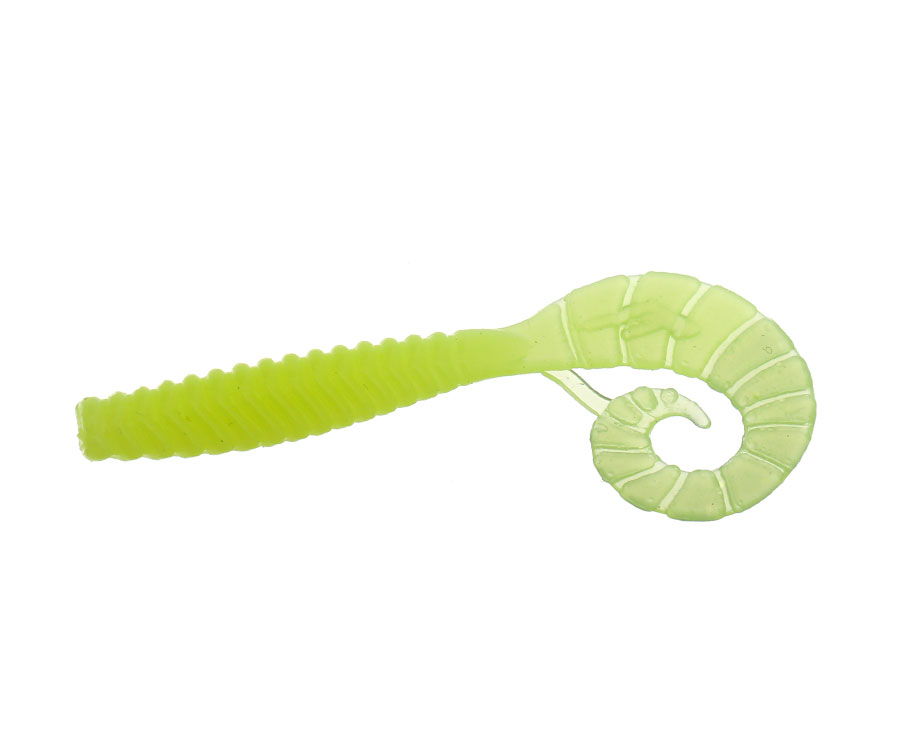 FLAGMAN Твистер TT-Grub 1,4'' #127 Lime Chartreuse 3,5см 12шт