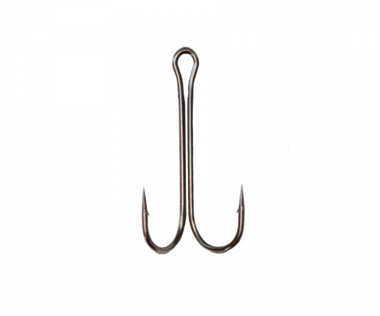 FLAGMAN Крючок двойной Double Hook Long Shank №1/0 BN 5шт