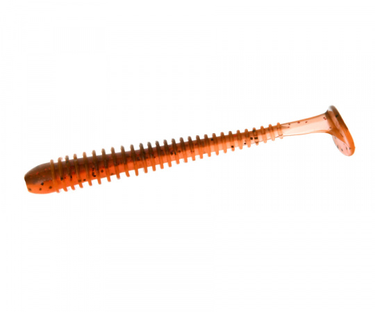 FLAGMAN Виброхвост Mystic Fish 3" #1302 Black/Orange 7,5см 5шт