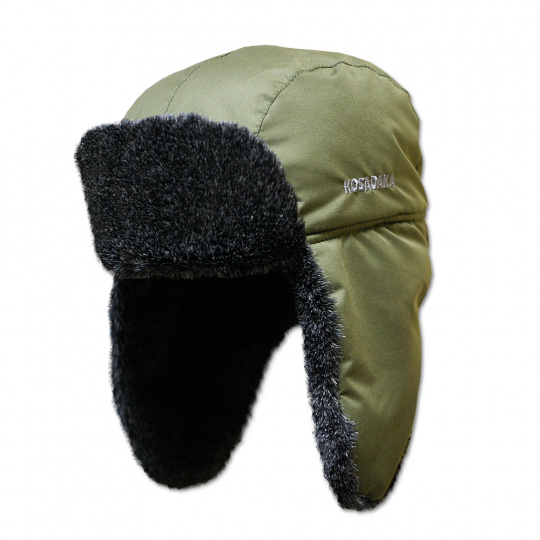 Шапка ушанка Kosadaka Arctic мех меланж хаки XL(56-62)
