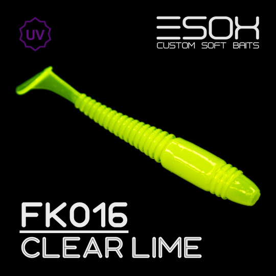 Tiga 2"(53мм) 10 шт. FK016 Clear Lime
