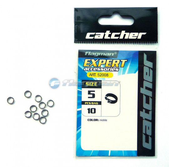 CATCHER Кольца заводные №8 10шт