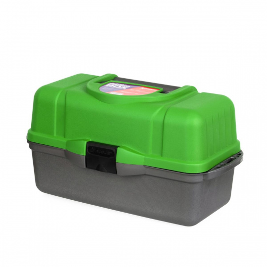 Fishing 3-tray box NISUS green (N-FB-3-G)/ Ящик рыболова трехполочный зеленый NISUS