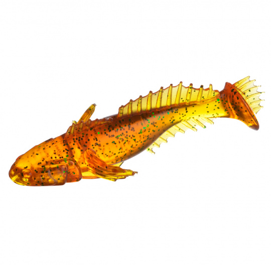 FLAGMAN Виброхвост Bullfish 2,5" #007 Honey green flake 6см 7шт
