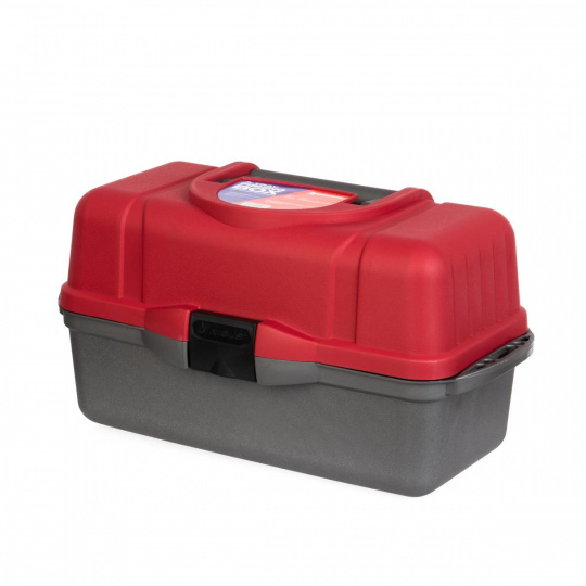 Fishing 3-tray box NISUS red (N-FB-3-R)/ Ящик рыболова трехполочный красный NISUS