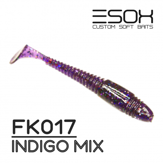 Tiga 2"(53мм) 10 шт. FK017 Indigo Mix