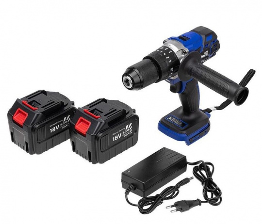Шуруповерт-электробур 18V 6A (HS-LB176) Helios	