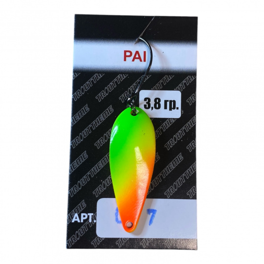Блёсна TROUTTEHEME PAL 3.8гр цвет 007