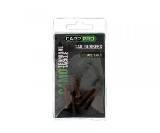 CARP PRO Конус для клипсы Tail Rubbers Camo 5шт