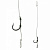 Поводок Flat Feeder с волосяной оснасткой CarpHunter Premium 10 см крючок Wide Gape №6 (2шт/уп)