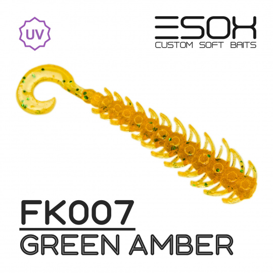 Twigsy 2" (50мм) 10шт (FK007 Green Amber)