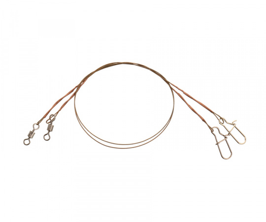 FLAGMAN Поводок Stainless Steel X19 5кг 25см 2шт