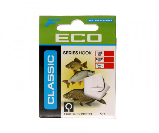 FLAGMAN Поводок готовый Classic Hooks To Nylon 1 №10 10шт