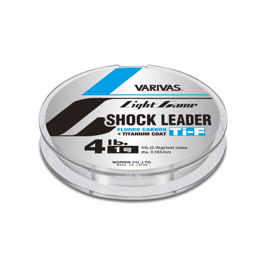Флюорокарбон Varivas Light Game Shock Leader Ti Fluoro Carbon 2.0 8LB 30м																			