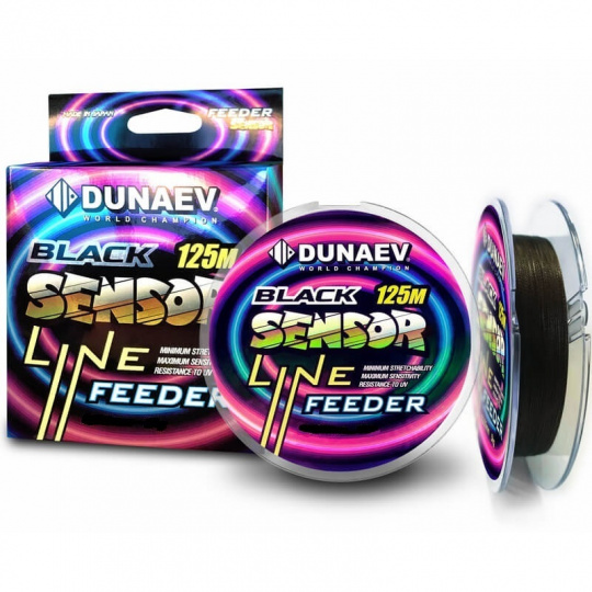 Леска Dunaev Black Sensor  0.285мм 125м
