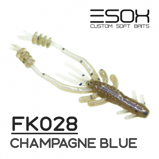 Swish Shrimp 2" (50мм) 10шт (FK028 Champagne Blue)