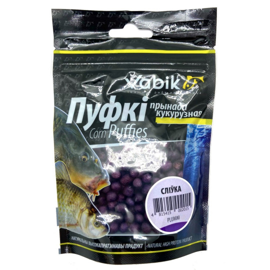 Плавающая насадка Vabik Corn Puffies Слива 4мм 20г