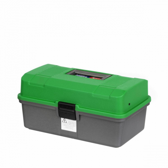 Fishing 2-tray box NISUS green (N-FB-2-G)/ Ящик рыболова двухполочный зеленый NISUS