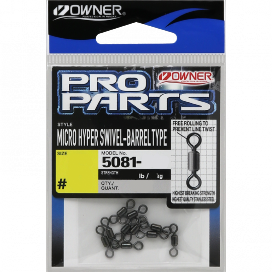 OWNER Вертлюг Stainless Barrel Swivel №10 10шт	