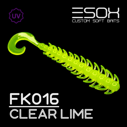 Twigsy 2" (50мм) 10шт (FK016 Clear Lime)
