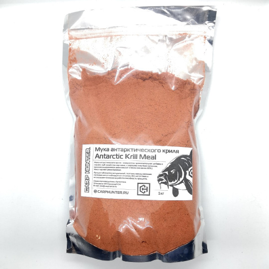 Мука антарктического криля Antarctic Krill Meal CARPHUNTER 1кг