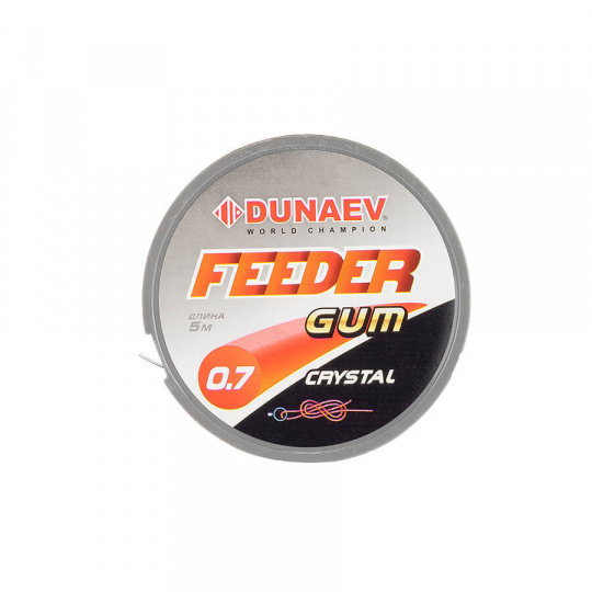 Dunaev Feeder Gum Clear 0.7mm  (0.09-0.12)