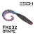 Twirly Grub 3" (80мм) 6шт FK032 Grape